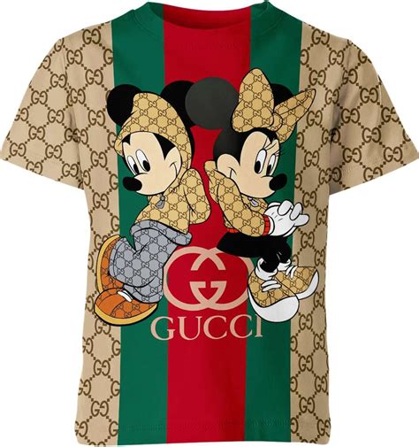 gucci mickey and minnie mouse shirt|gucci backpack mickey mouse.